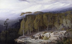 El bosque de Valdoniello, Córcega, 1869